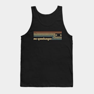 REO Speedwagon Cassette Stripes Tank Top